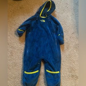 North face fleece onesie 3m